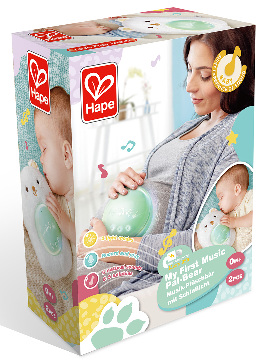 Игрушка Hape комфортер Друг-медвежонок - фото 9