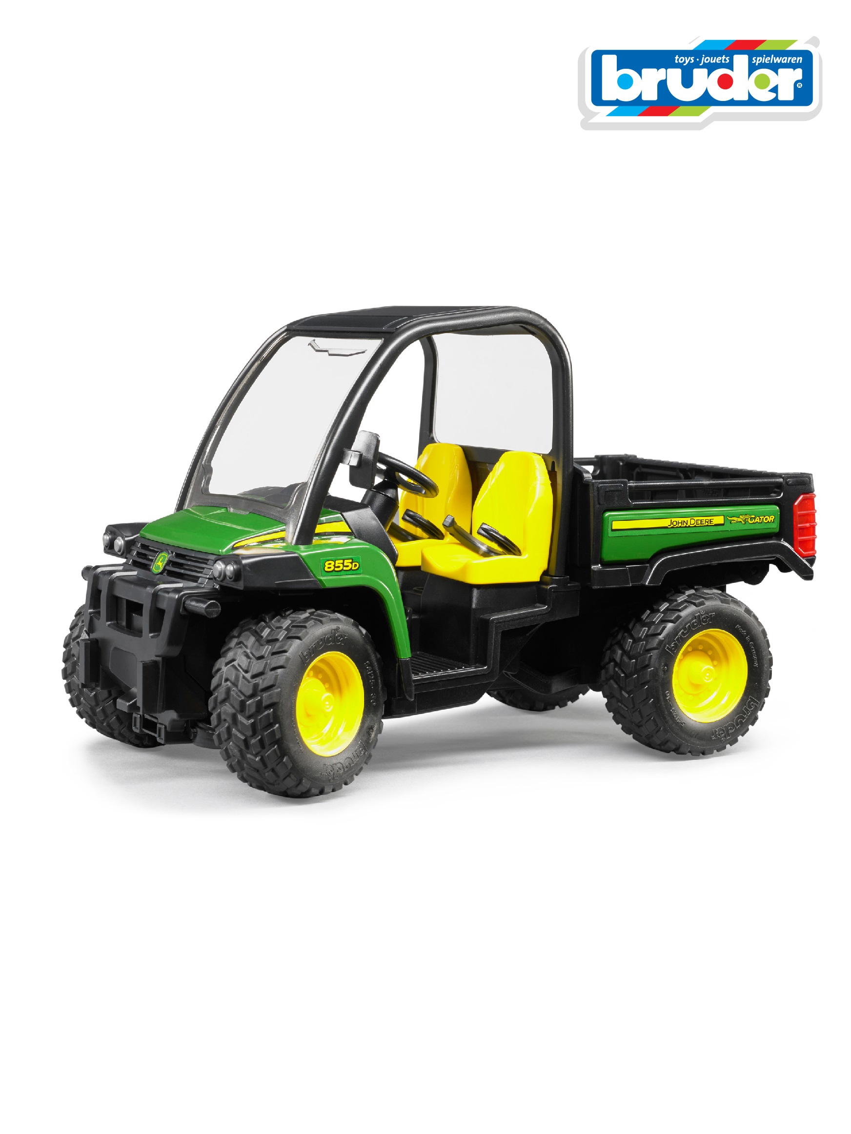 Самосвал Bruder John Deere Мини Gator XUV 855D 02-491 - фото 1