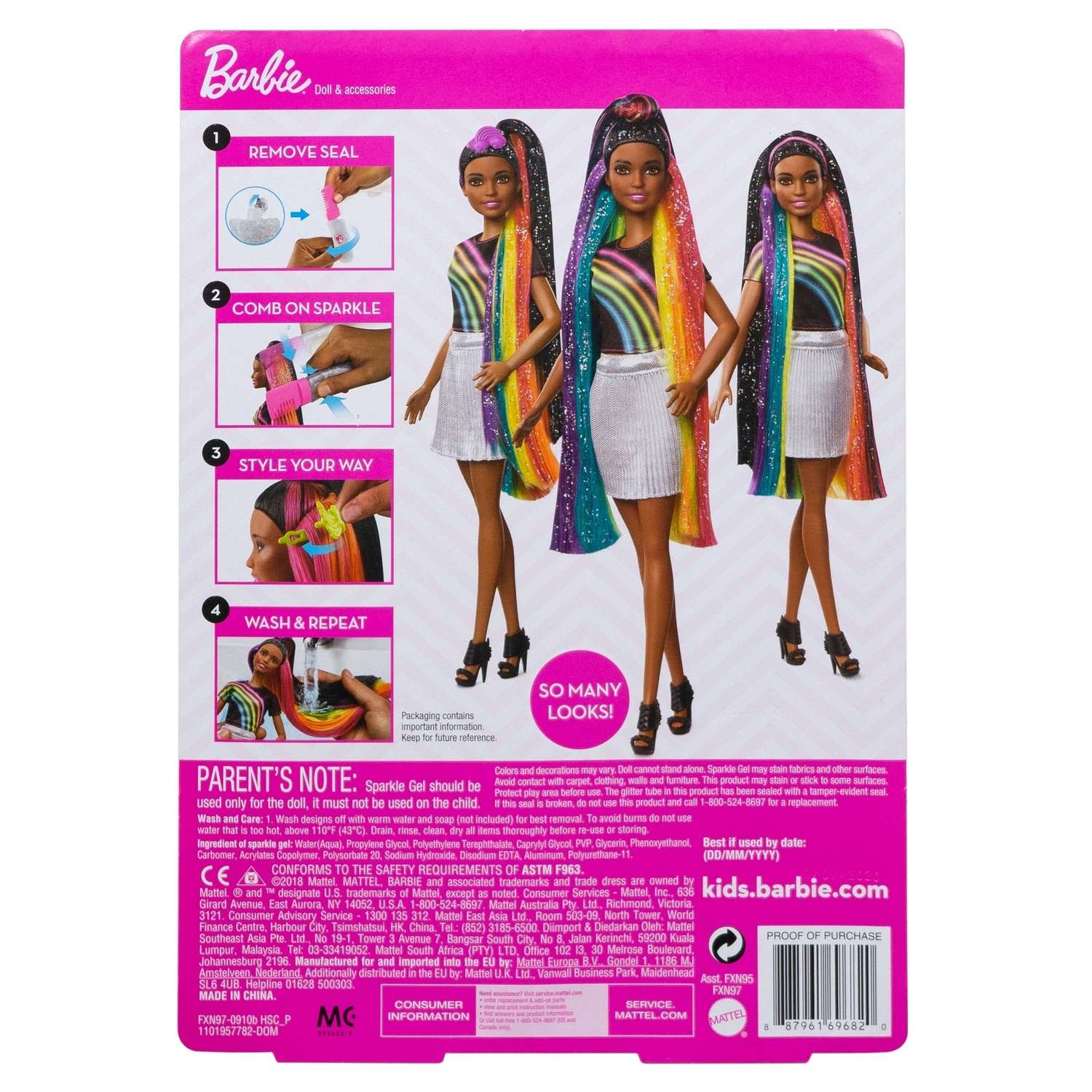 Кукла модельная Barbie FXN97 - фото 4