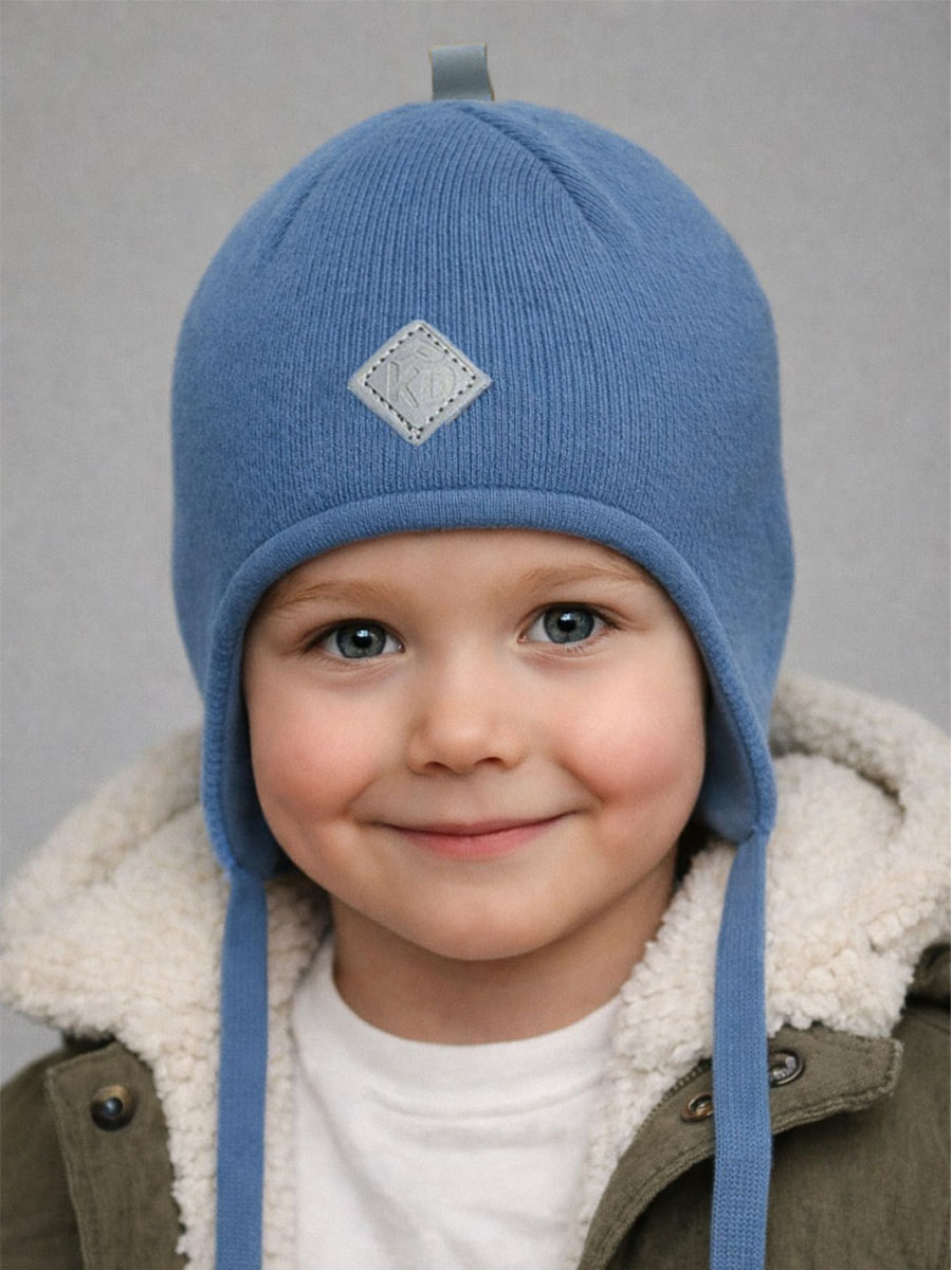 Шапка ПриКиндер B-Sp2336 Цвет: Василек - фото 1