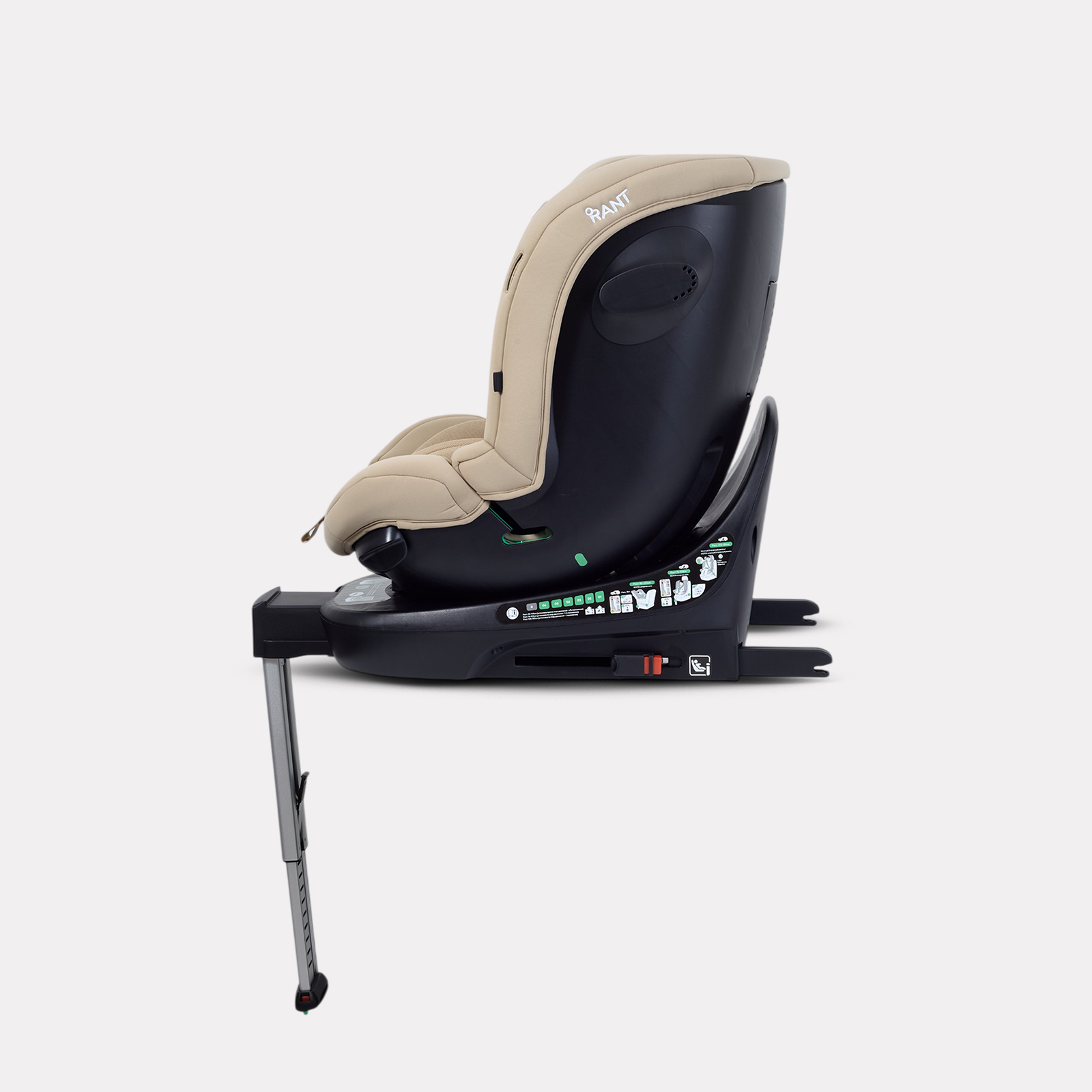 Автокресло Rant Страда Isofix 0+/1/2/3 (0-36 кг) бежевый - фото 8