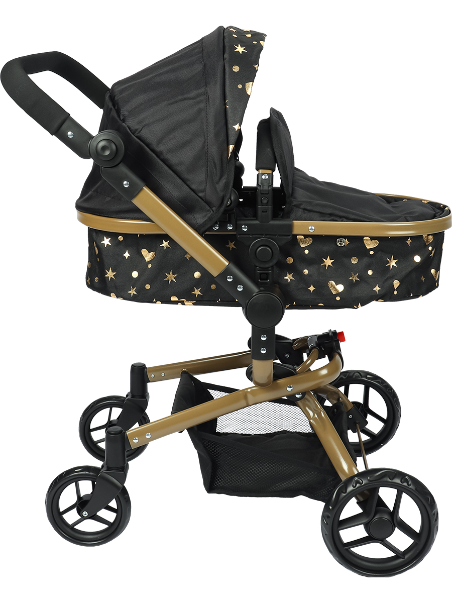 Коляска-трансформер для кукол Рыжий кот 9695-GN - фото 4