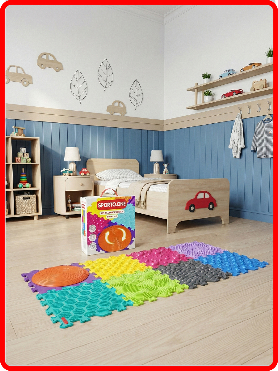 Коврик-пазл SPORTO.ONE Физкульт - фото 7