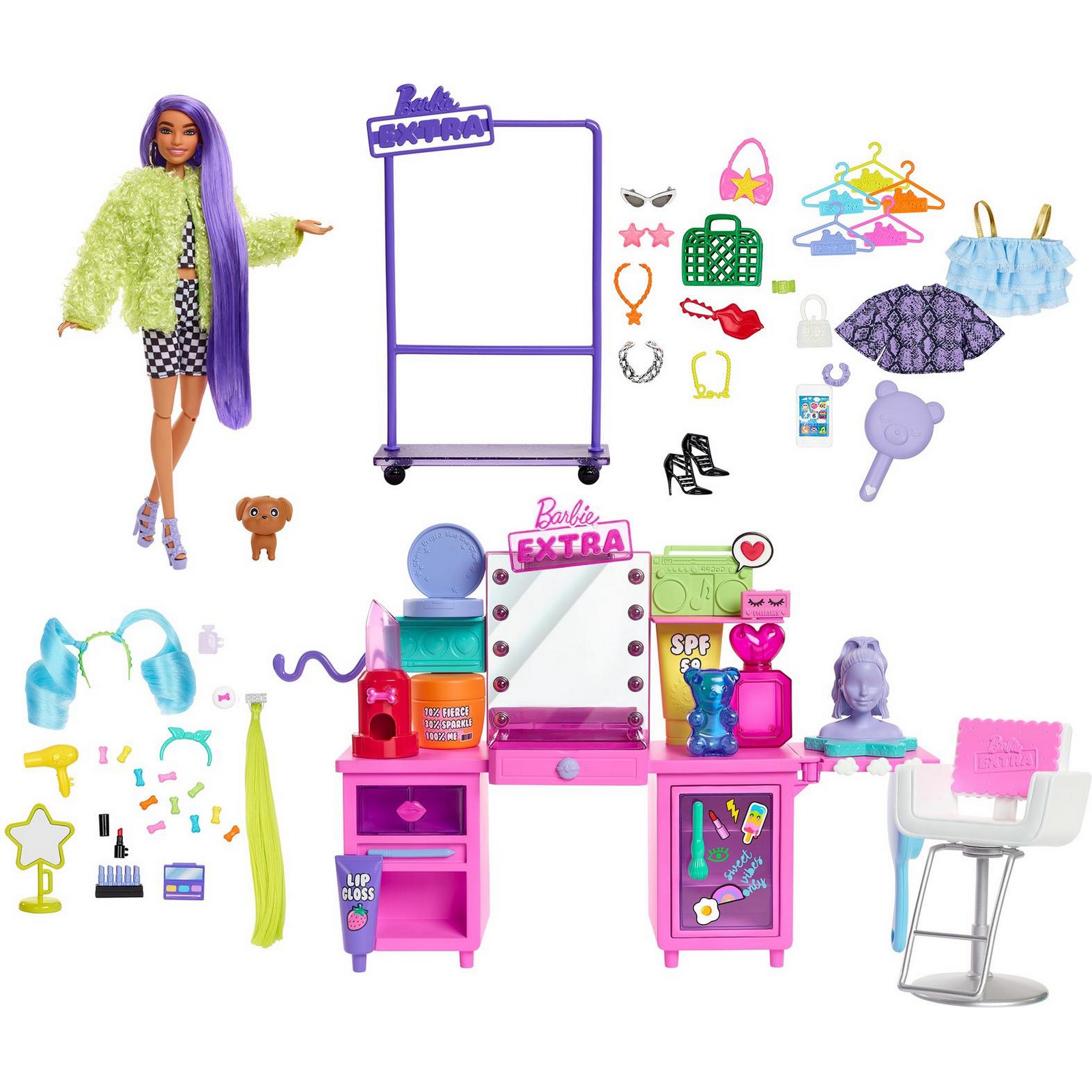 Кукла модельная Barbie Extra GYJ70 - фото 3