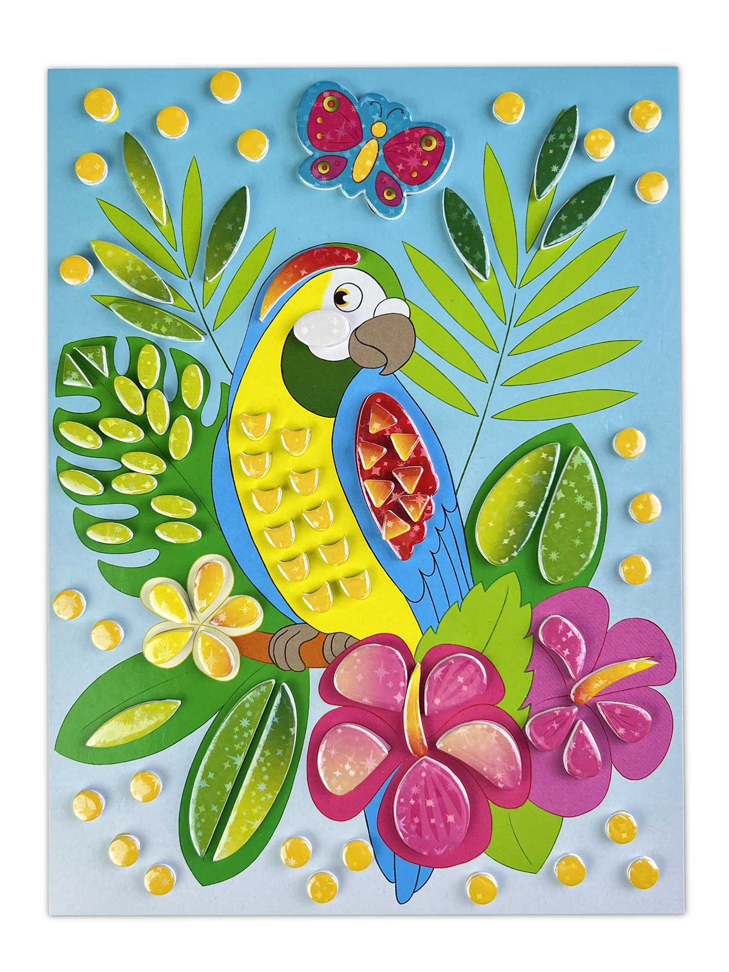 Аппликация Дрофа-Медиа Машинка Рыбка Попугайчик - фото 7