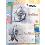 Альбом AXLER А4 40 лист. 2 шт.