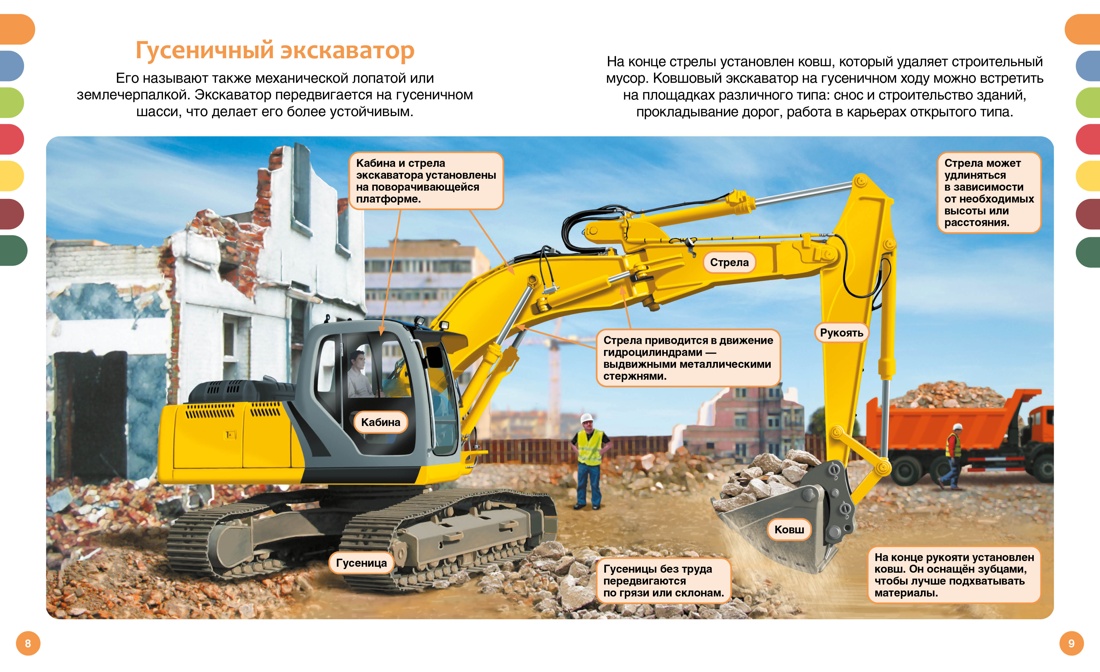 Книга Махаон Машины на стройке: От бульдозера до башенного крана - фото 11