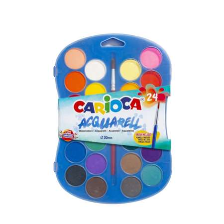 Краски акварель CARIOCA 24 цв.