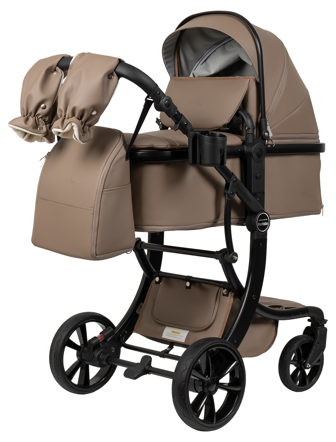 Коляска трансформер Aimile Авантюрист / Adventurer коричневый - фото 1