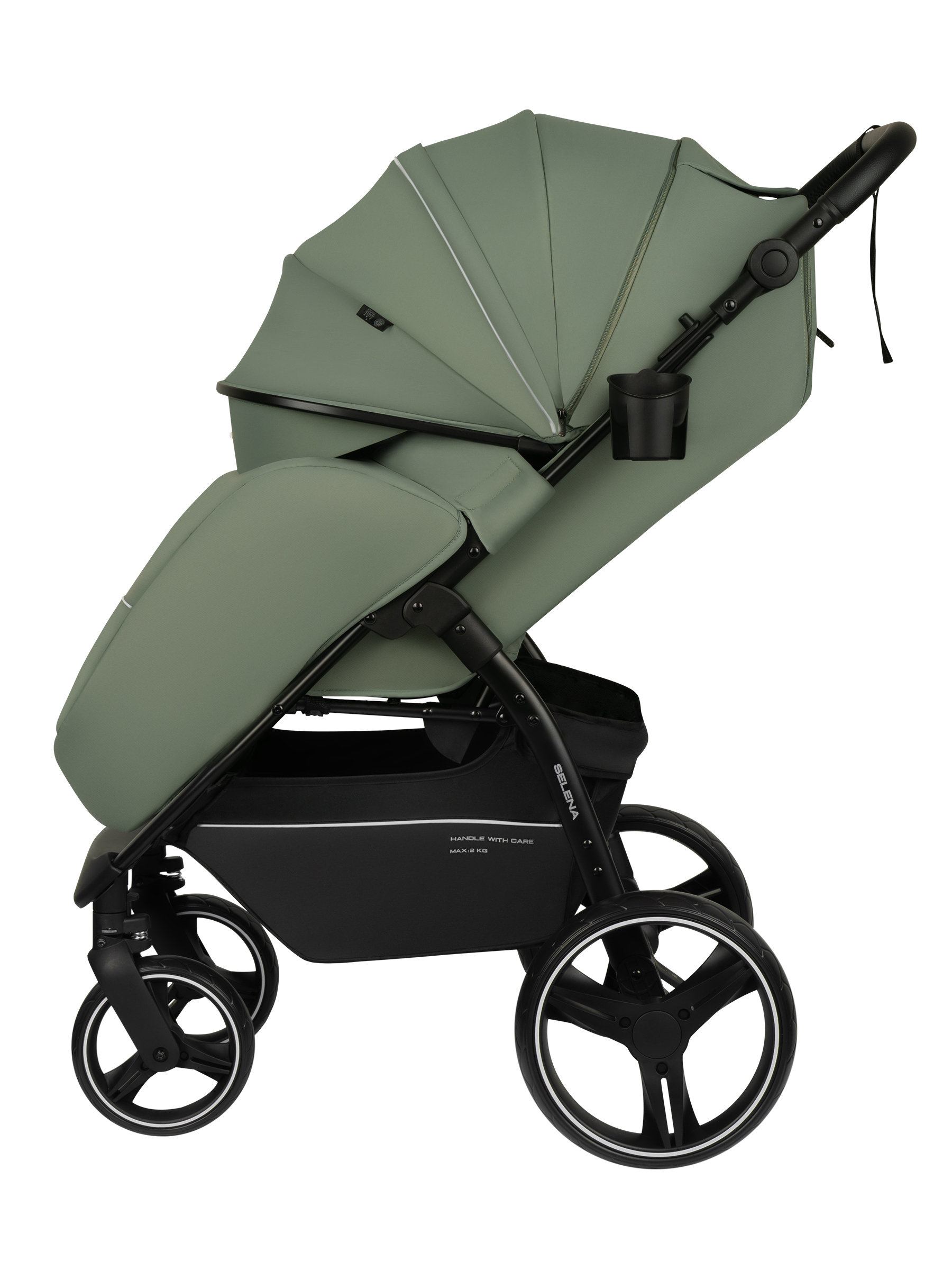 Коляска прогулочная JOVOLA SELENA 2026 всесезонная зеленый - фото 6