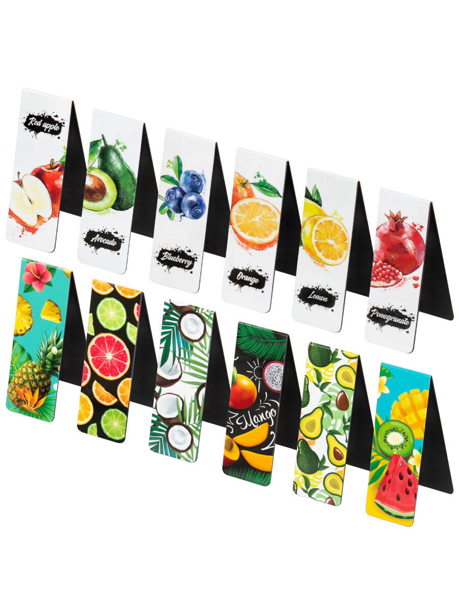 Магнитная закладка Brauberg 12 шт. - фото 15