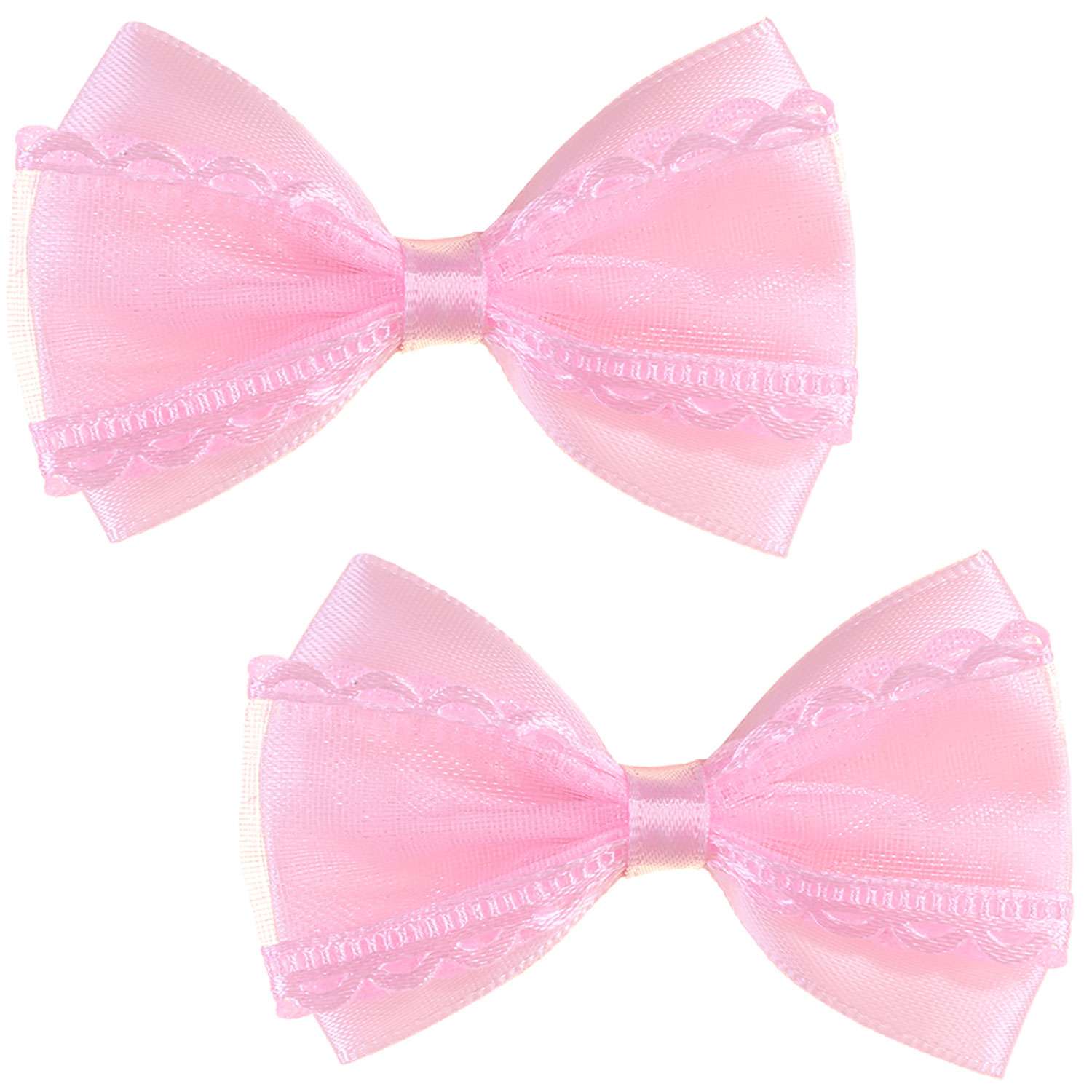 Бант Babys JOY 2шт Розовый MN121/2-026 MN121/2-026 - фото 1