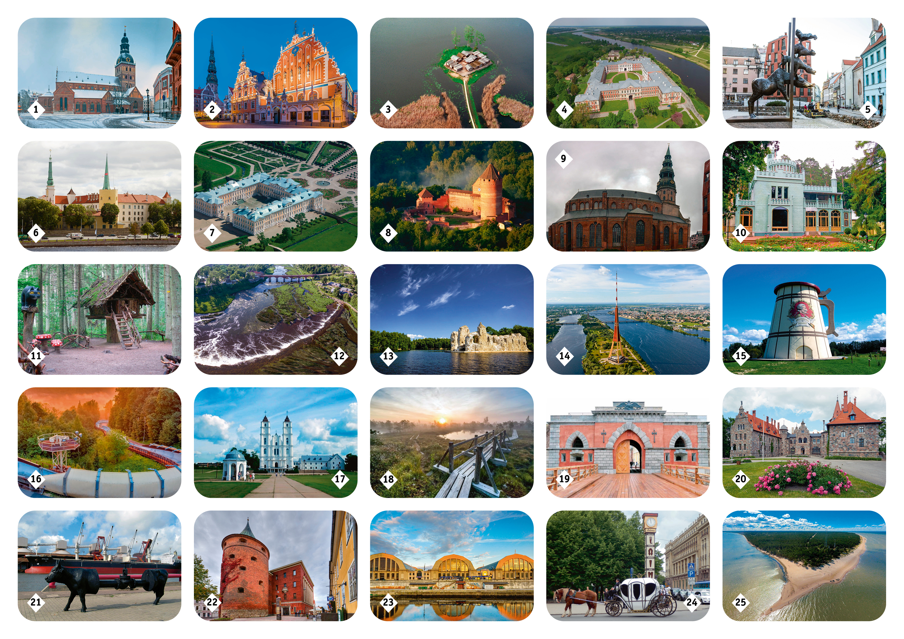 Настольная игра Нескучные игры Латвия - фото 3