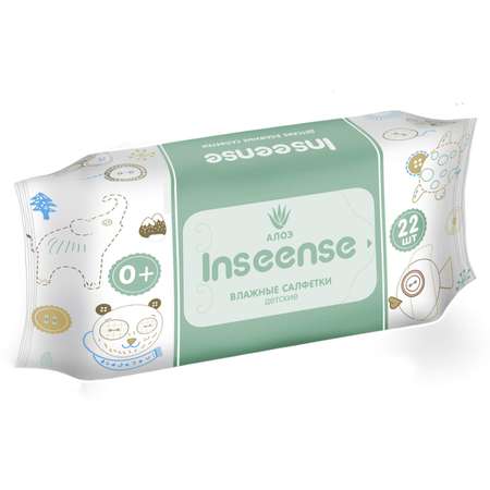 Влажные салфетки INSEENSE антибактериальные 22 шт.