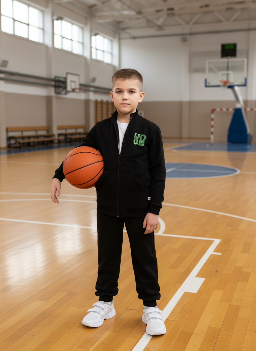 Спортивный костюм ULTRA 7062п-Ул черный не сдавайся - фото 3