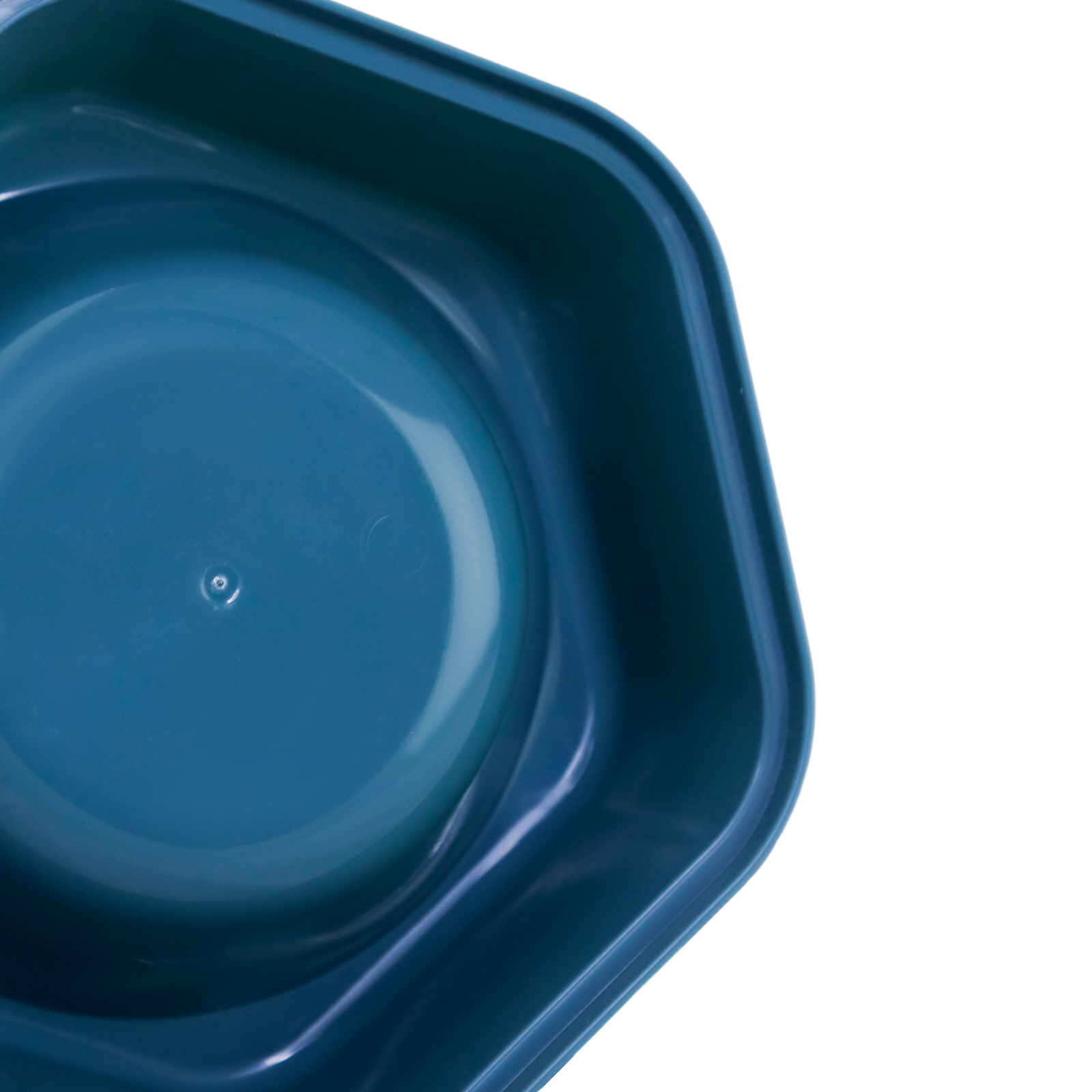 Миска для животных Не Один Дома Лапка 19.5*19.5*6см Голубой - фото 4