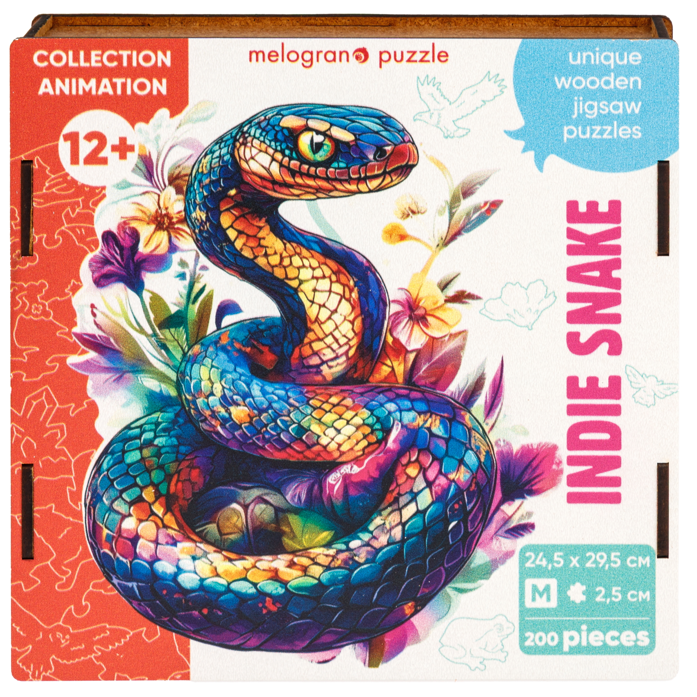 Пазл Melograno puzzle деревянный - фото 1