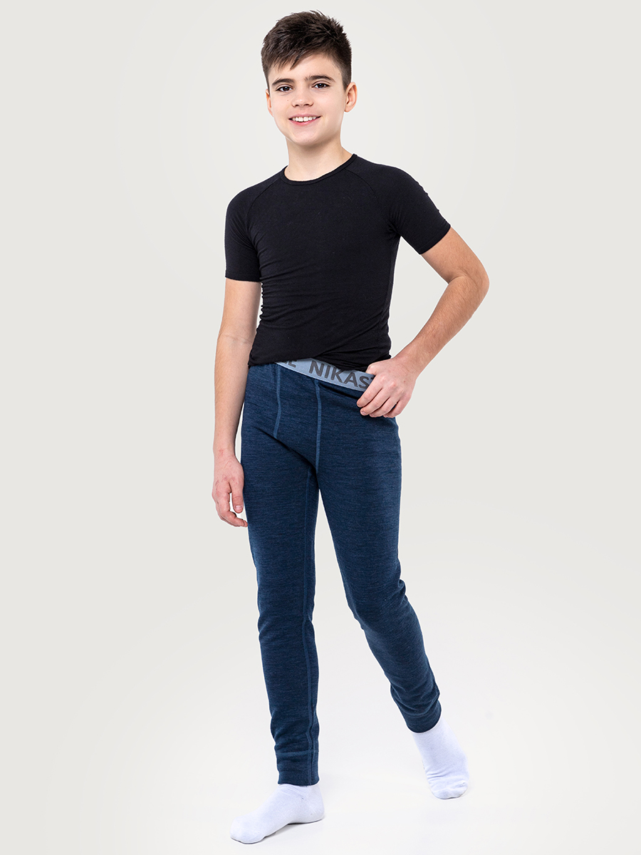 Кальсоны NIKASTYLE 2т11324 синий меланж - фото 1