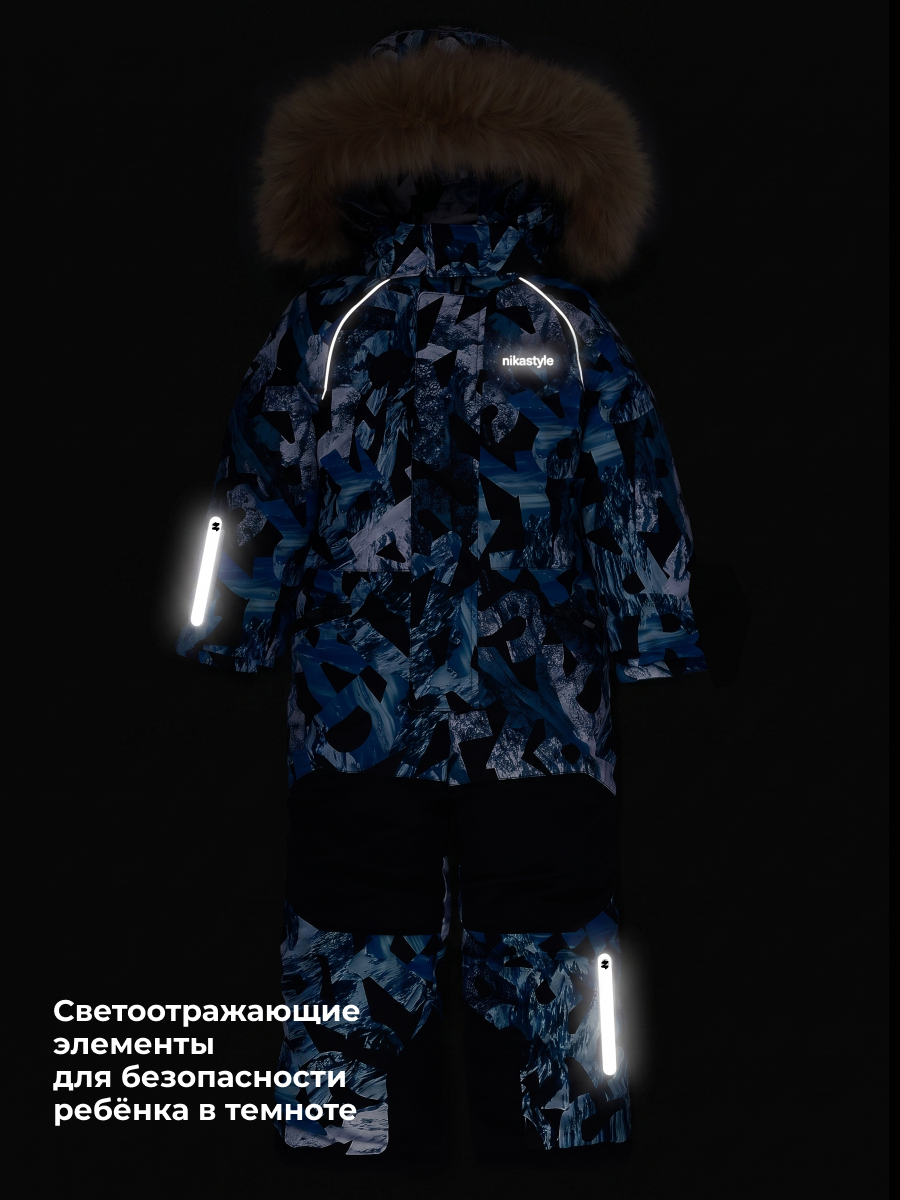 Комбинезон NIKASTYLE 8з1726 индиго/черный - фото 13