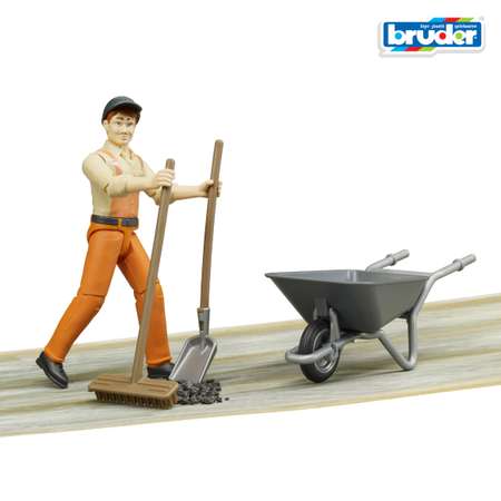 Фигурка Bruder работник коммунальной службы