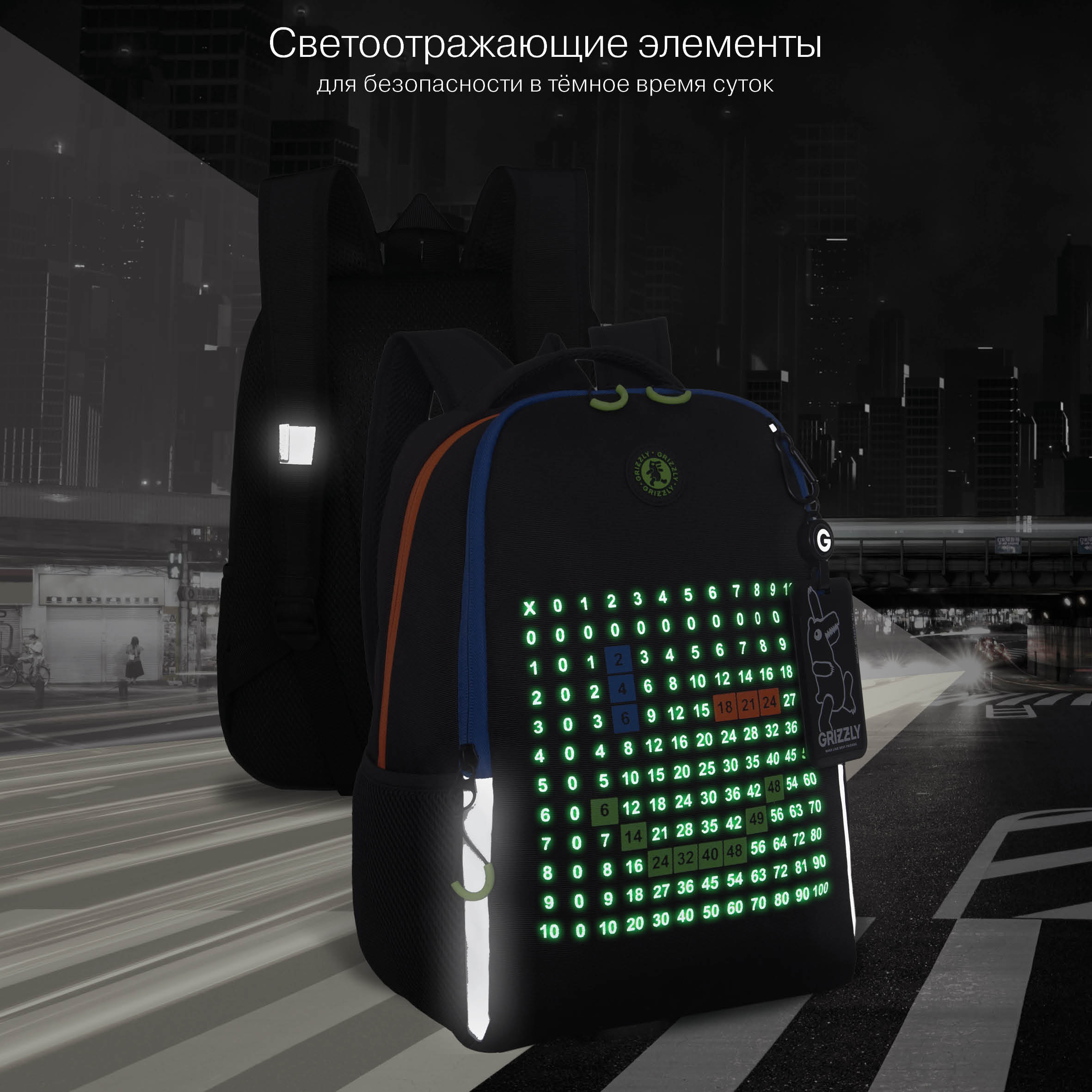 Рюкзак Grizzly Улыбка - фото 10