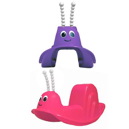 Качалка PicnMix Улитка 337 сиреневый-розовый