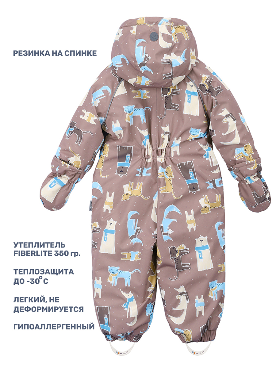 Комбинезон NIKASTYLE 8з1724 какао - фото 5