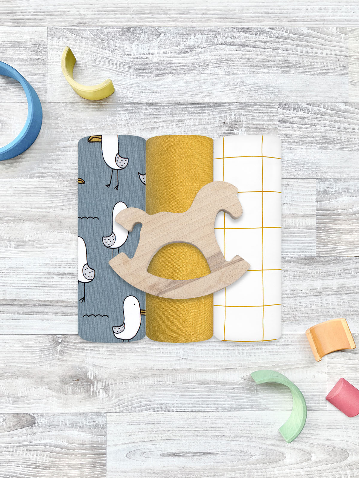 Изображение товара Пелёнка Mjolk Чайки/Mustard/Клетка трикотаж 80х80 см 3 шт. Изображение товара Пелёнка Mjolk Чайки/Mustard/Клетка трикотаж 80х80 см 3 шт.