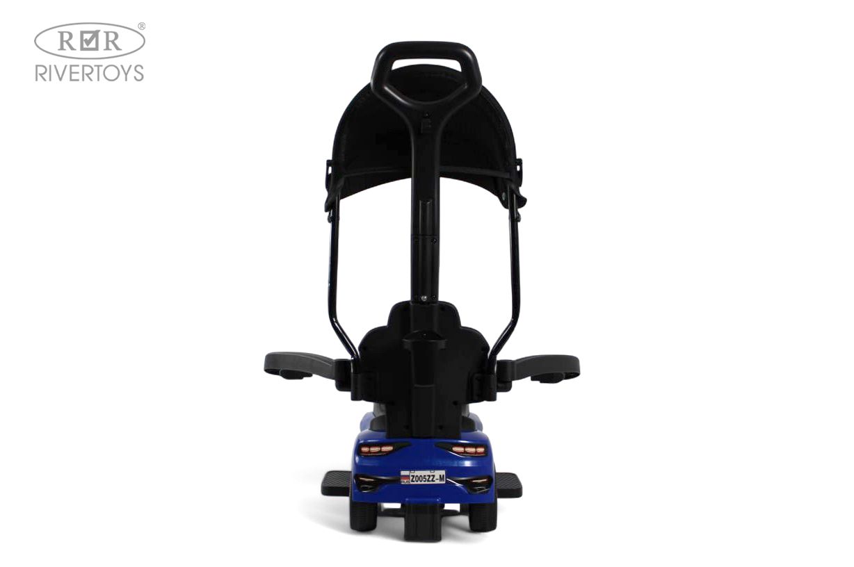 Каталка RIVERTOYS Z005ZZ-M-BLUE синий - фото 3