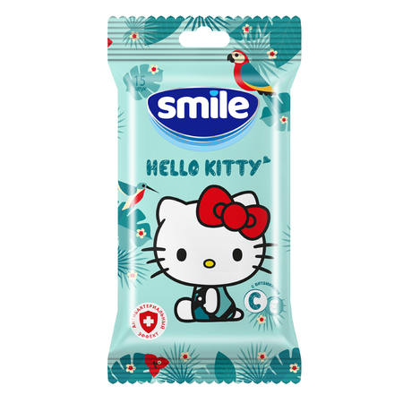 Влажные салфетки Smile 15 шт.