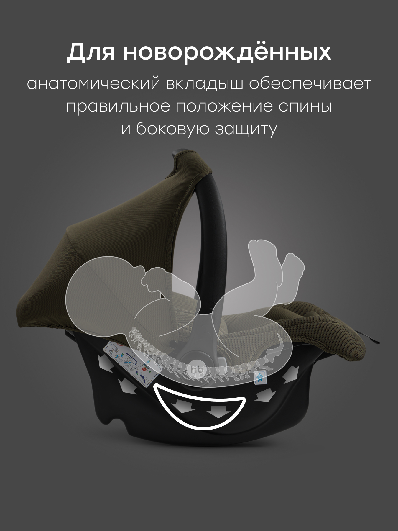 Автокресло Happy Baby Skyler V2 1 (9-18 кг) зеленый - фото 3