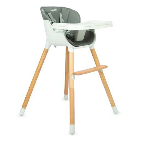 Стульчик для кормления Babyton Woody Grey