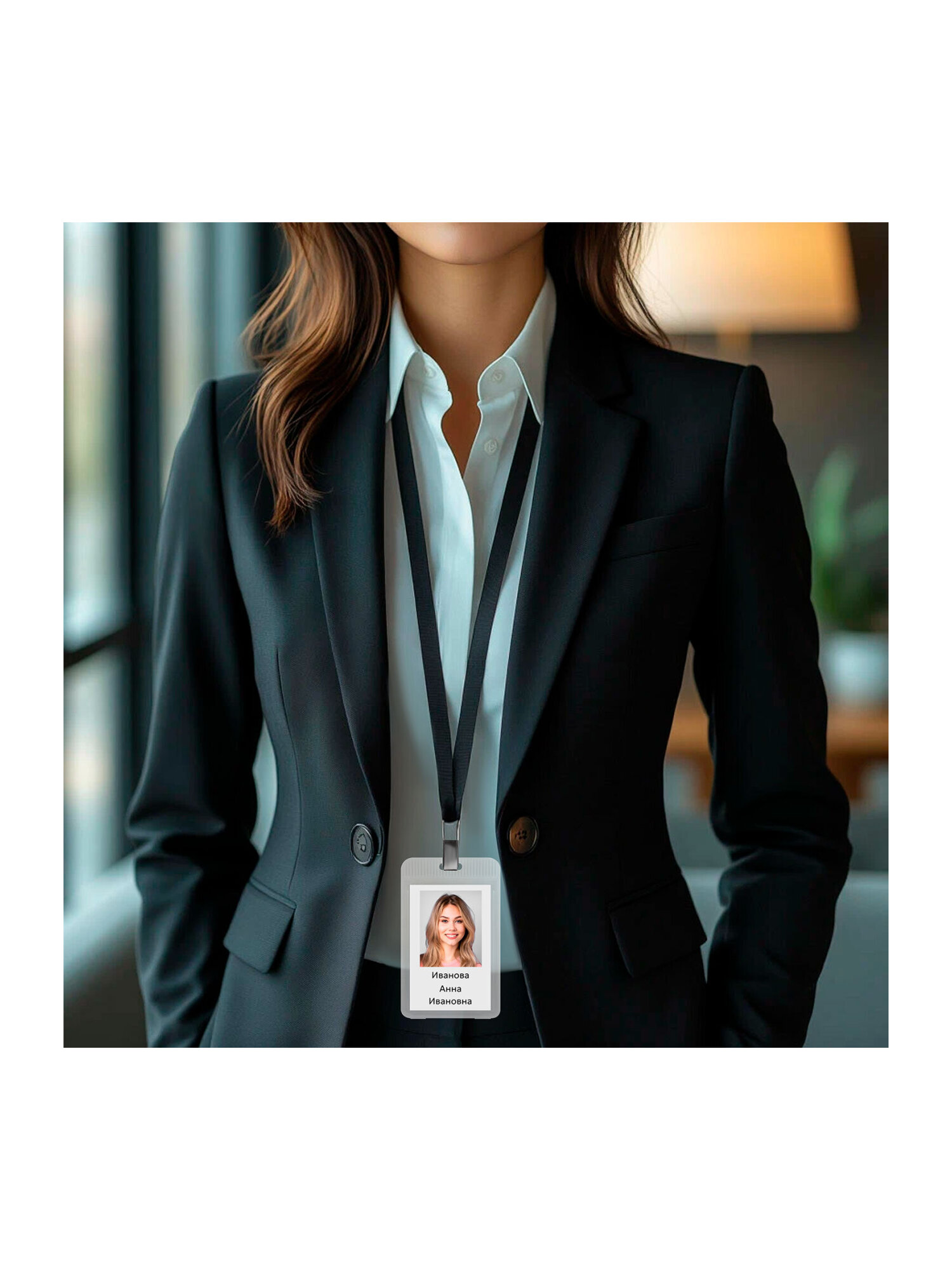 Бейдж Brauberg Вертикальный - фото 10