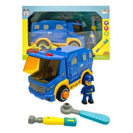 Конструктор SHARKTOYS Полиция сборная игровая модель