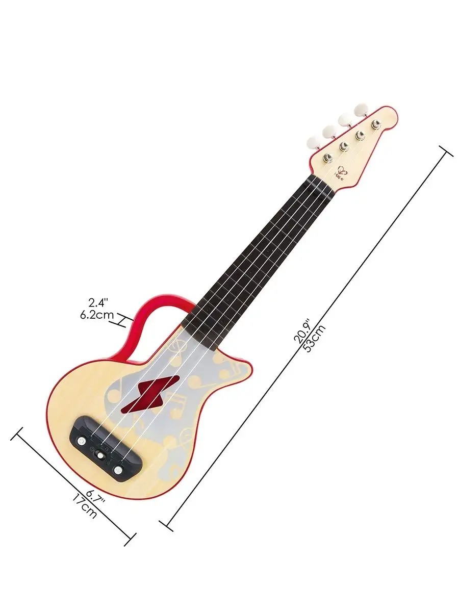 Игрушка музыкальная Hape Гавайская гитара гитара - фото 8