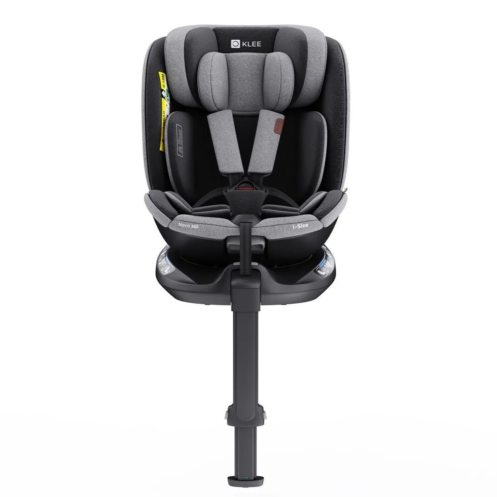 Автокресло KLEE Nova 360 i-Size Isofix 0+/1/2/3 (0-36 кг) серый - фото 2