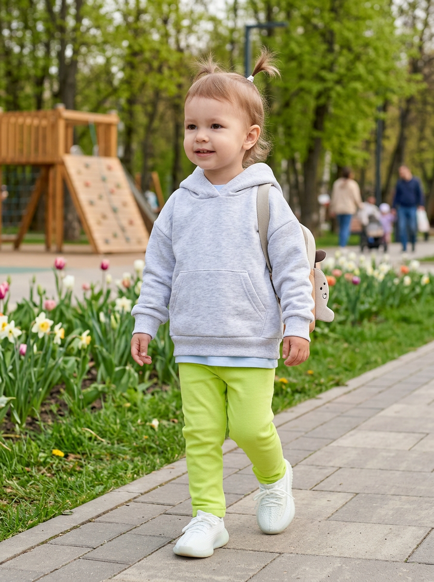 Брюки Утенок 463 салат - фото 2