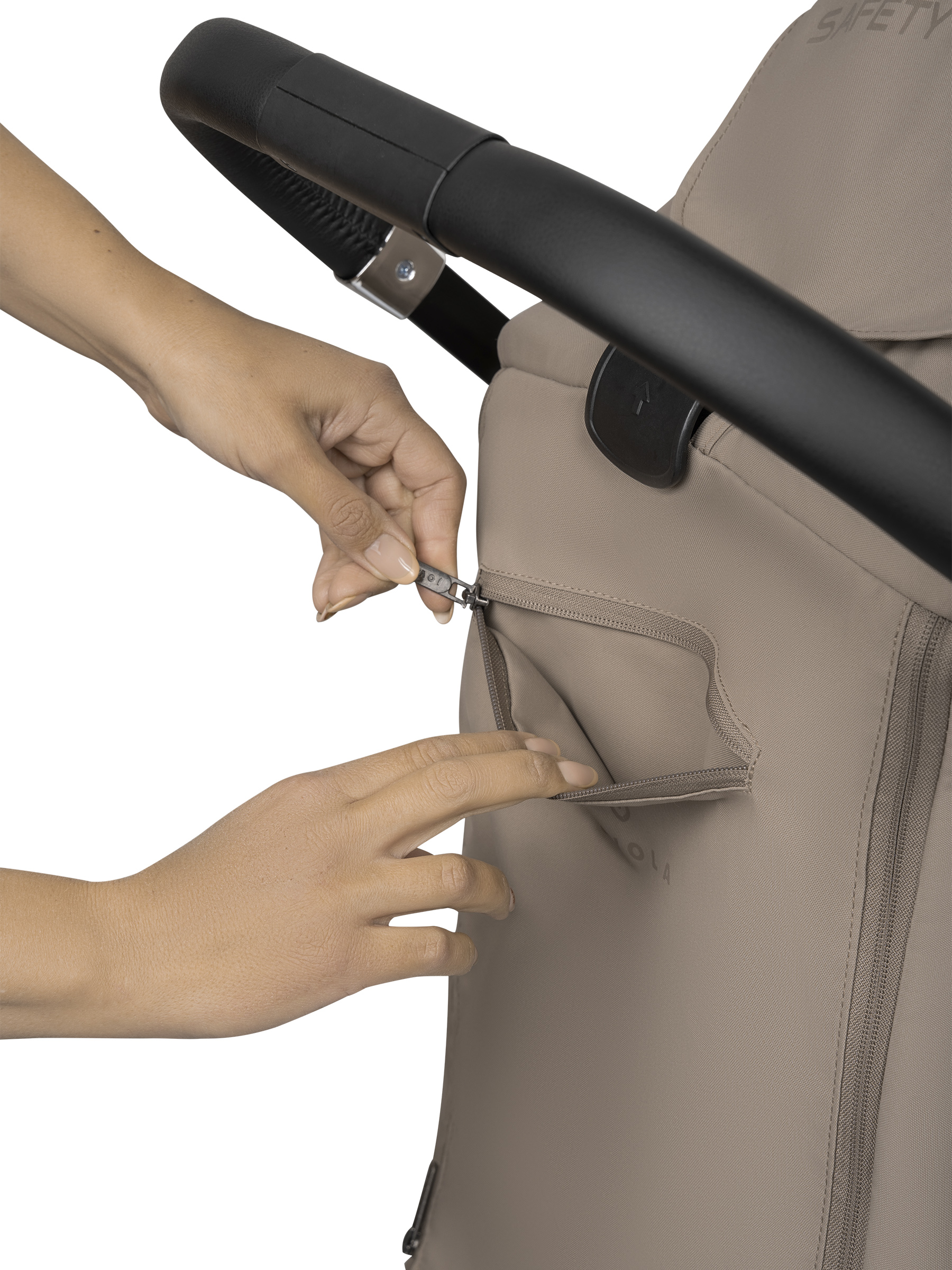 Коляска прогулочная JOVOLA Magma Plus бежевый - фото 34