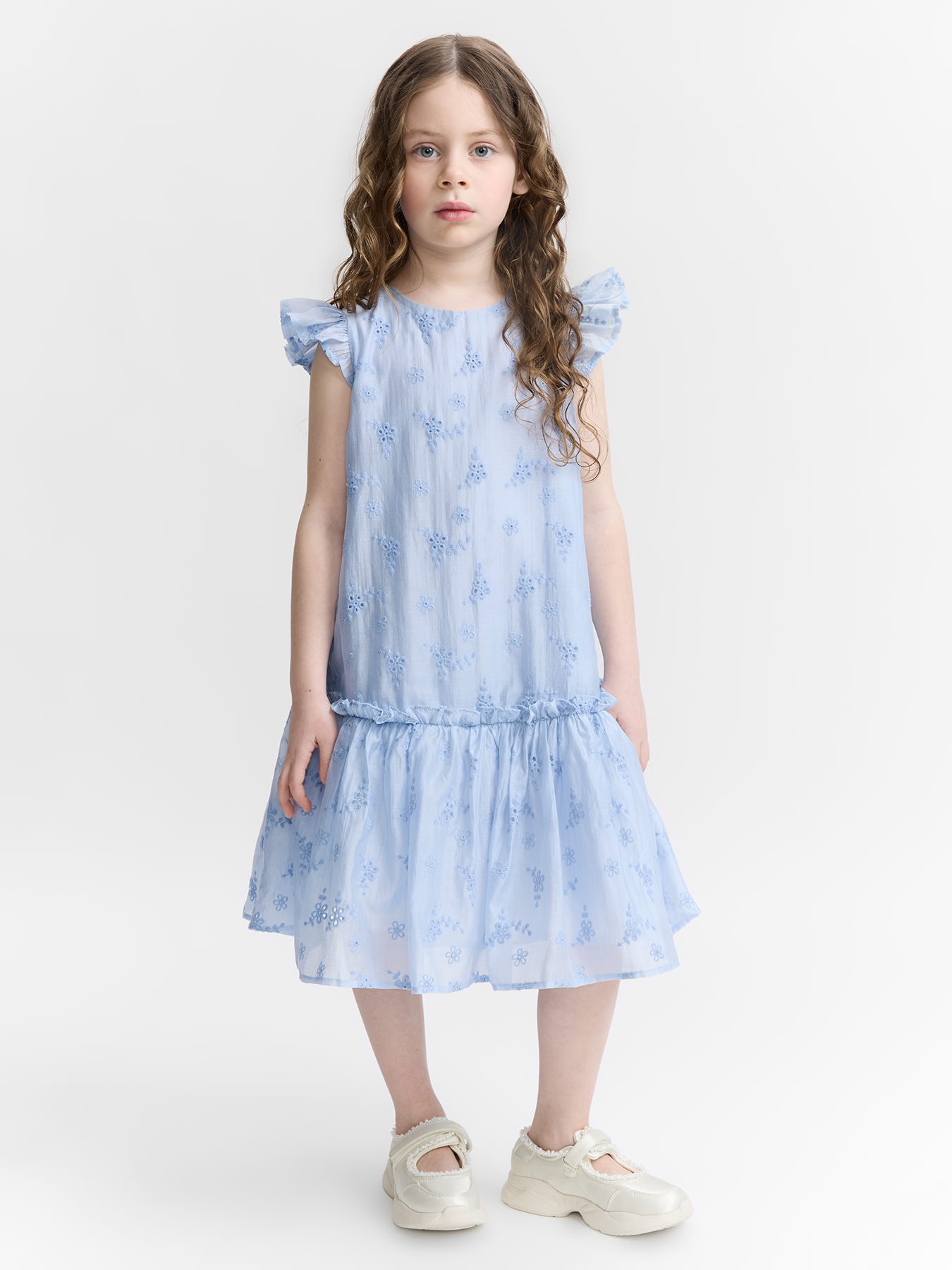 Платье Happy Baby 88723_light-blue - фото 1