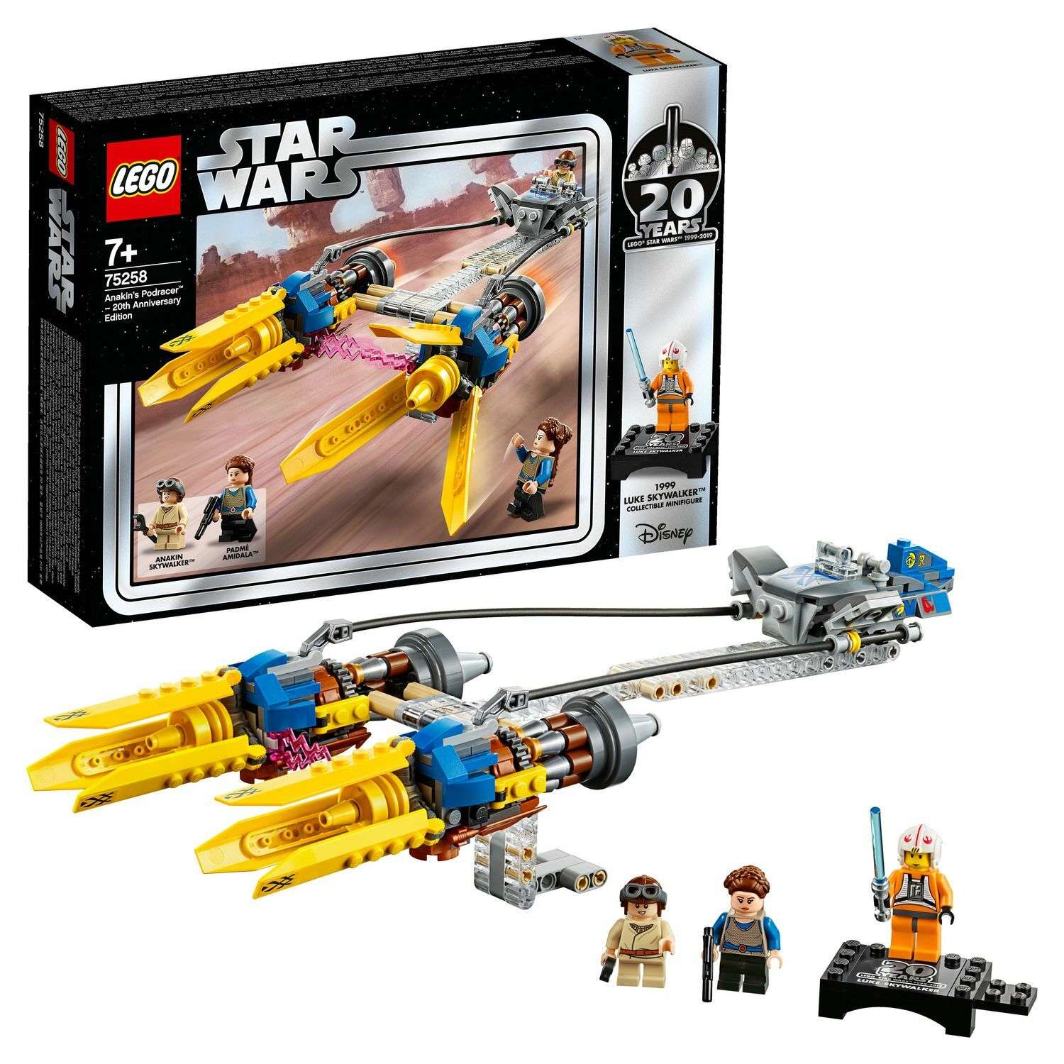 Конструктор LEGO Star Wars Гоночный под Энакина блочный - фото 1