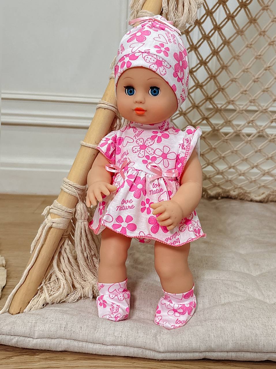 Кукла пупс СТРАНА КУКОЛ говорящая большая высота 35 см 15-С-4 - фото 7