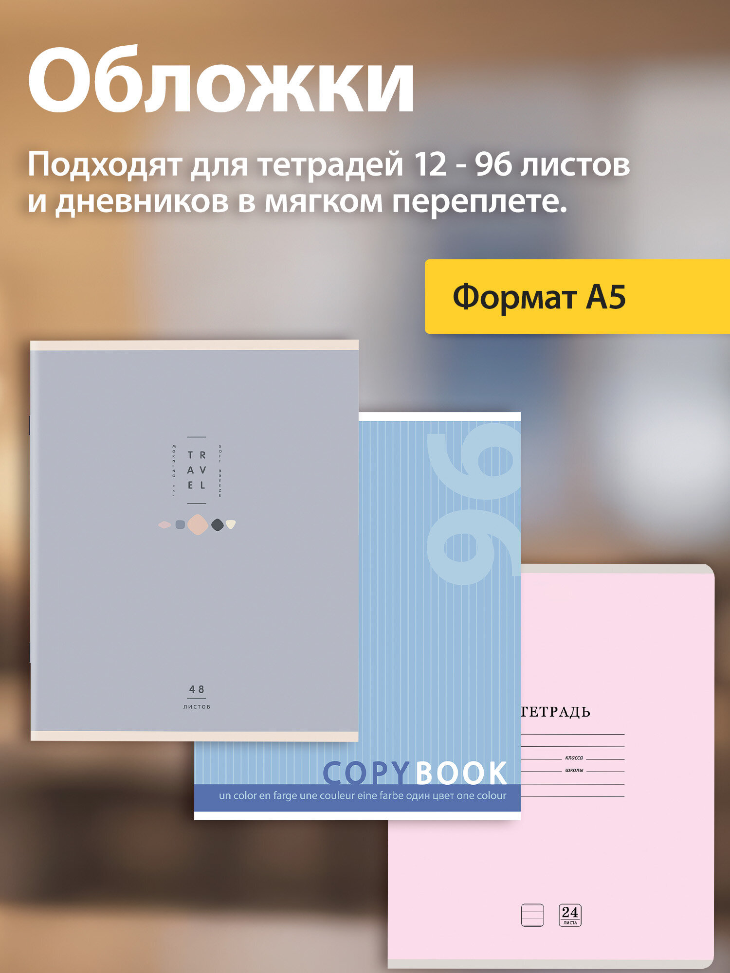 Обложка Пифагор 35.5 x 21.3 см 10 шт. - фото 3