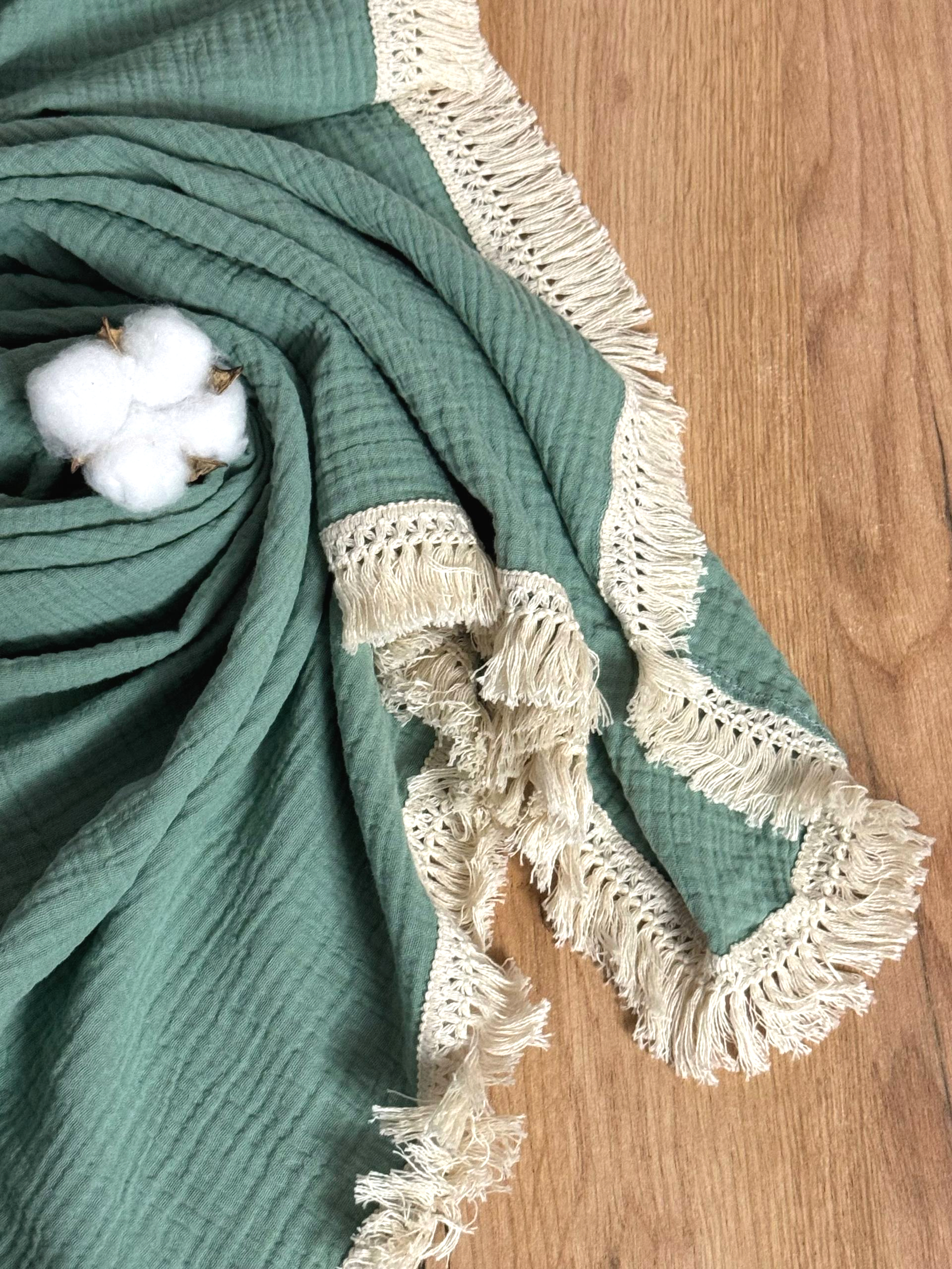 Плед Ладушки муслиновый 100 x 130 см муслин - фото 1