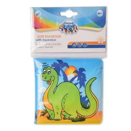 Книжка Canpol Babies с пищалкой 6+ в ассортименте