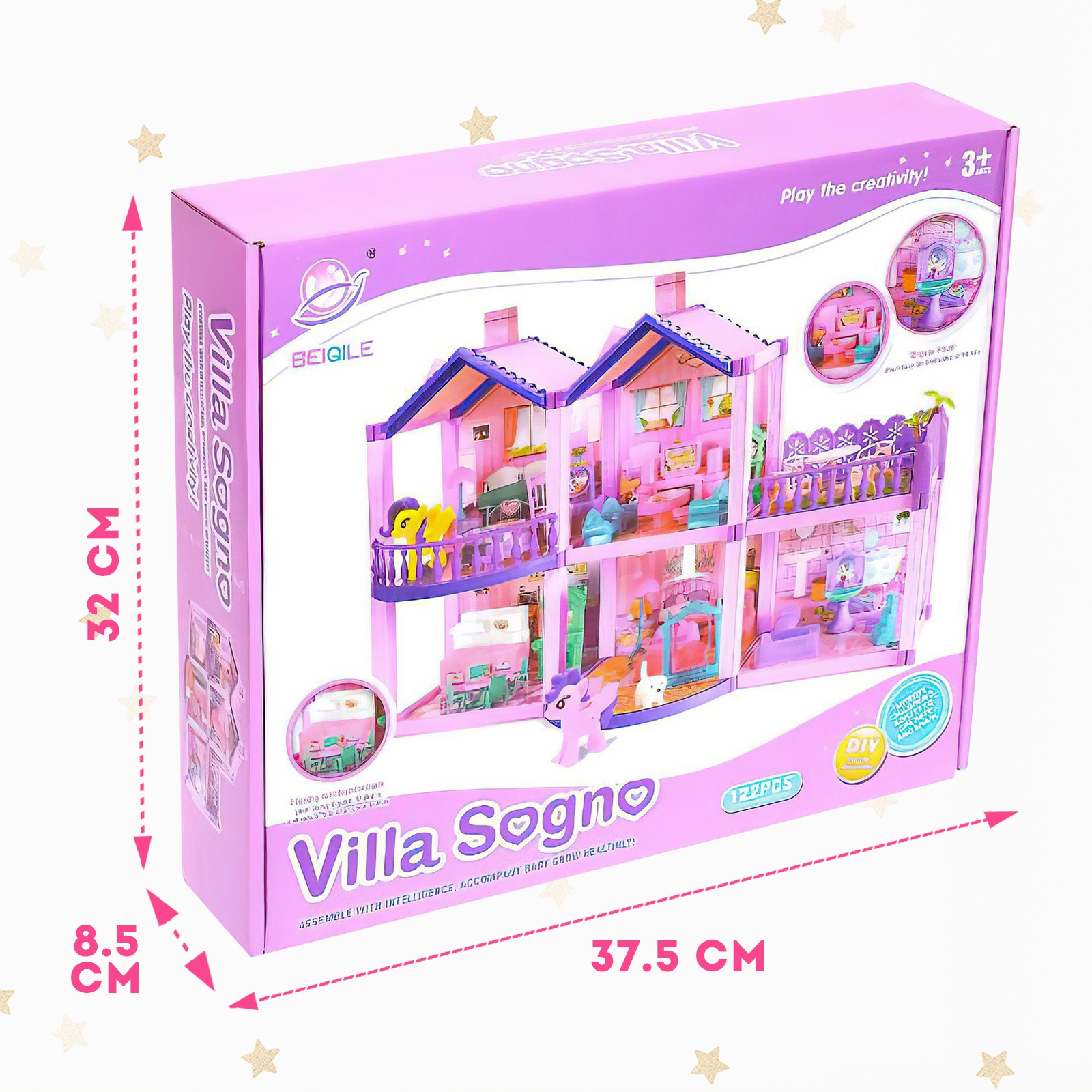 Домик для кукол Sima-Land 36 см 5340703 - фото 8