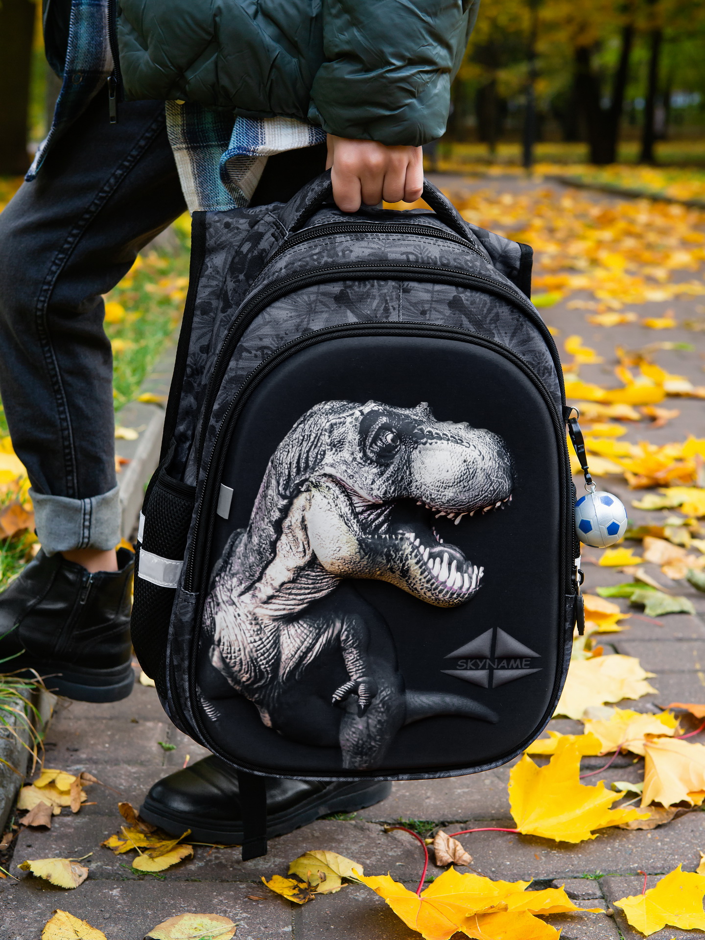 Рюкзак SkyName анатомическая спинка + брелок - фото 3