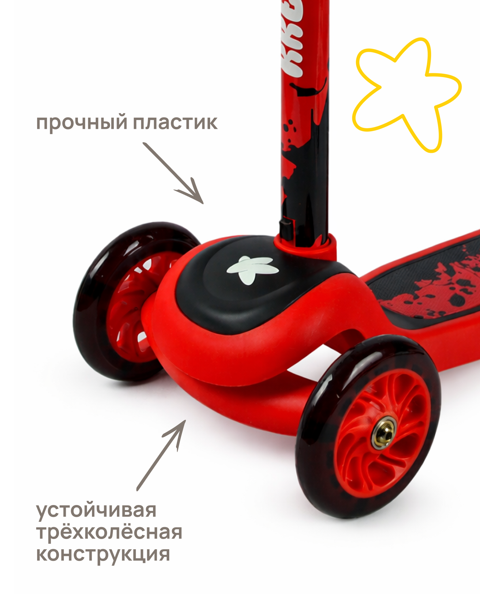 Самокат Kreiss трехколесный - фото 9