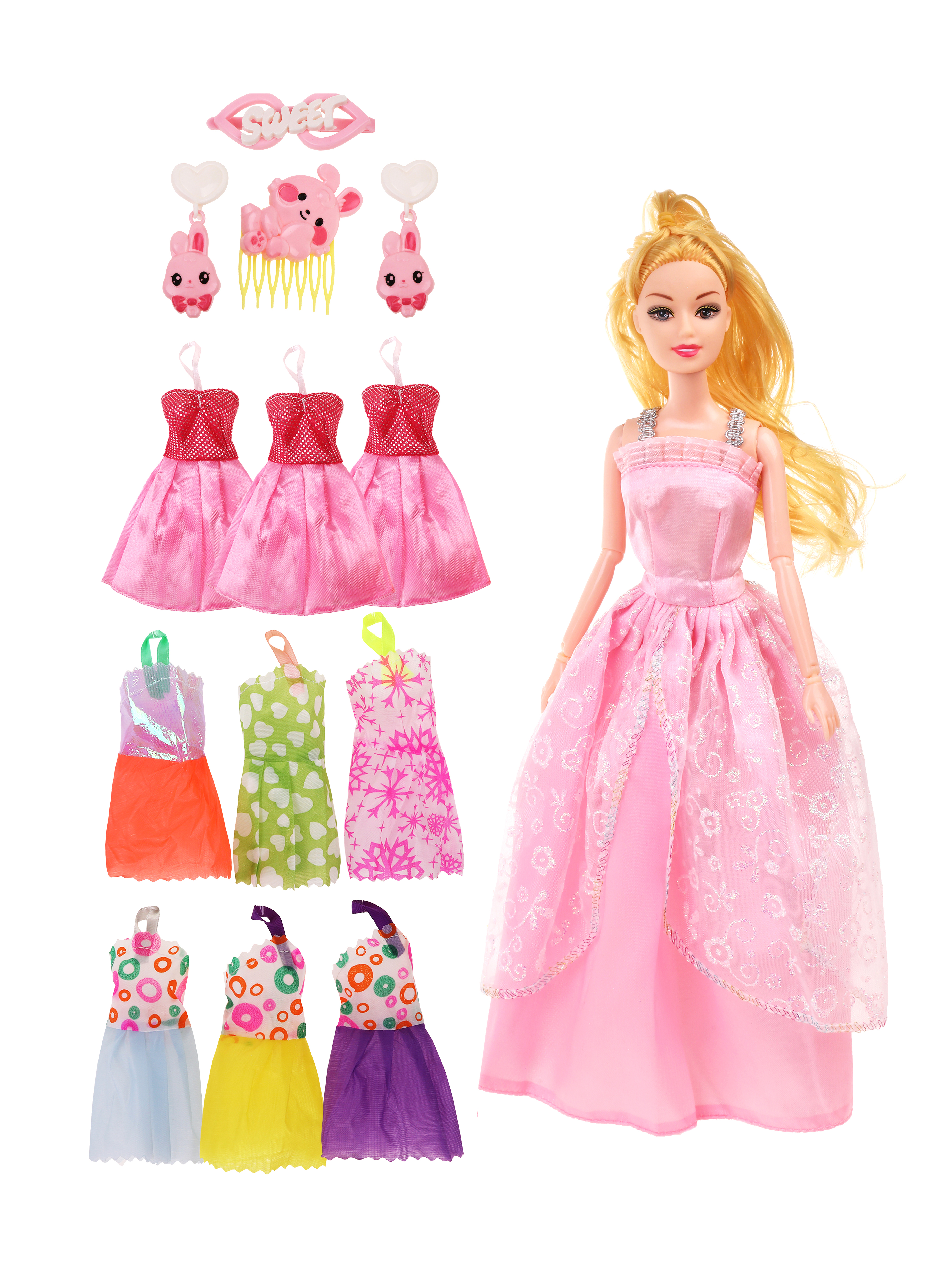 Кукла модельная Наша Игрушка Гардероб 803926 - фото 3