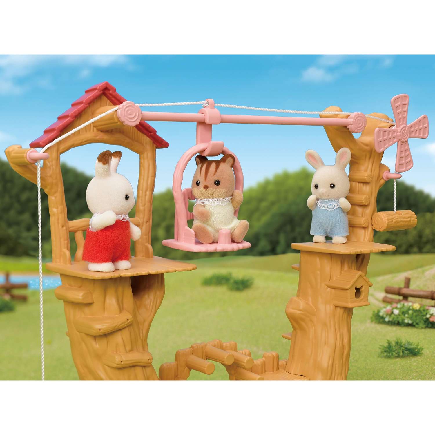 Игровой набор Sylvanian Families Детская канатная дорога - фото 8