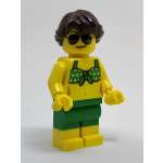 Фигурка LEGO Beachgoer Green